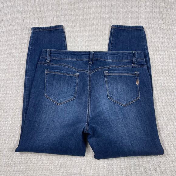 Women's 1822 Dark Wash Ankle Skinny Jeans Size 14 - Picture 4 of 6